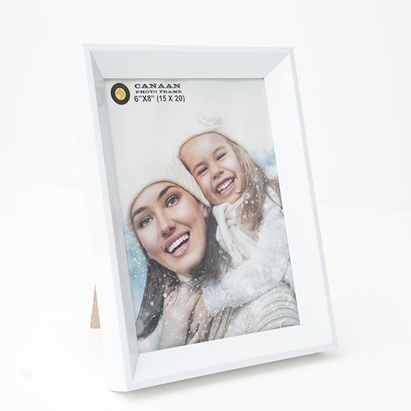 Frames (10) قاب عکس سفید شیبدار - تصویر 1